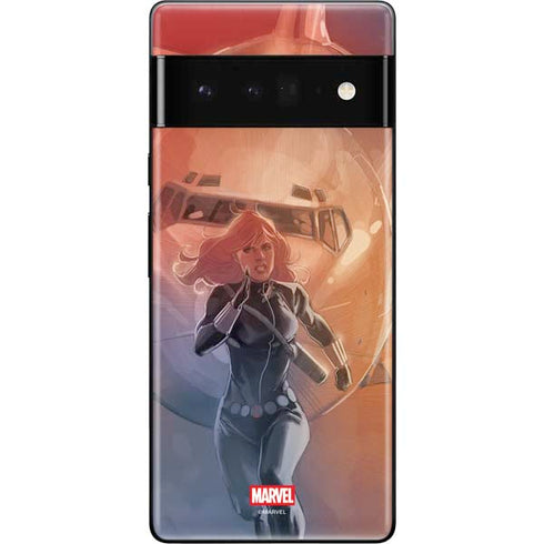 Marvel Black Widow Running Google Pixel 6 Pro Skin